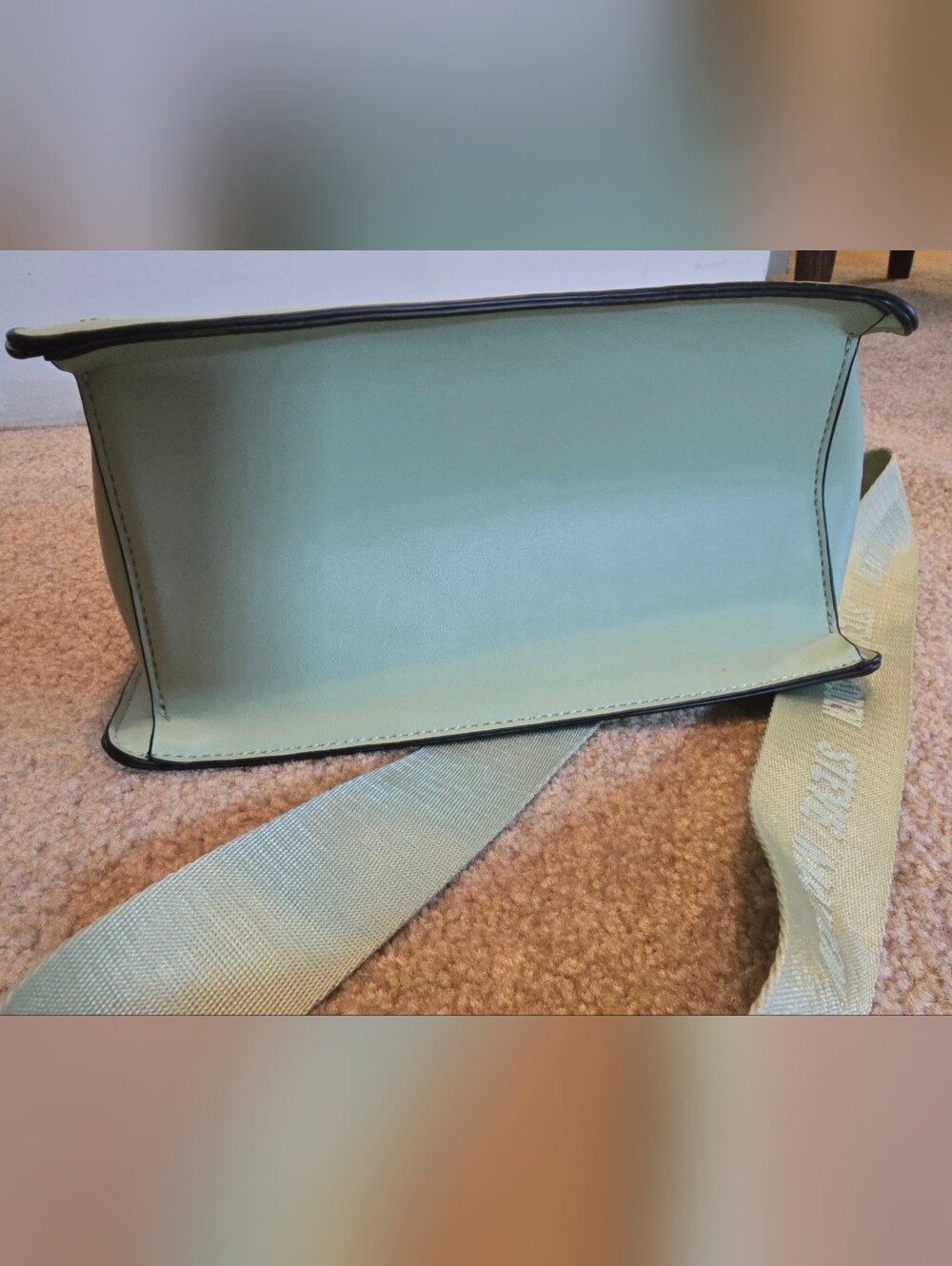 Steve Madden Bevelyn Mint Green Top-Handle Satchel - Picture 6 of 11